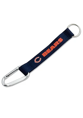 Chicago Bears Carabiner Lanyard Keychain - Navy Blue