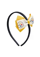 Pittsburgh Steelers 2-Tone Bow Youth Headband
