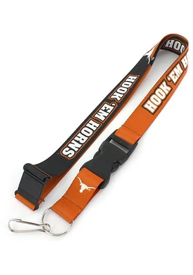 Texas Longhorns Slogan Lanyard - Burnt Orange