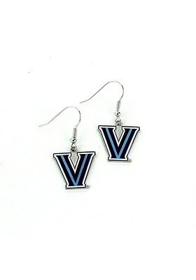 Villanova Wildcats Logo Dangler Womens Earrings
