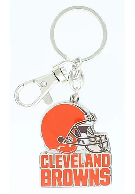 Cleveland Browns Heavyweight Keychain - Orange