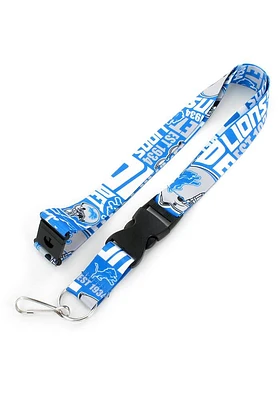 Detroit Lions Dynamic Lanyard - Blue