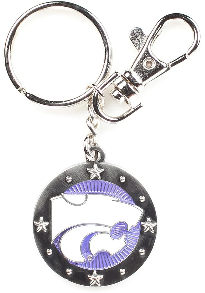 K-State Wildcats Impact Keychain - Purple