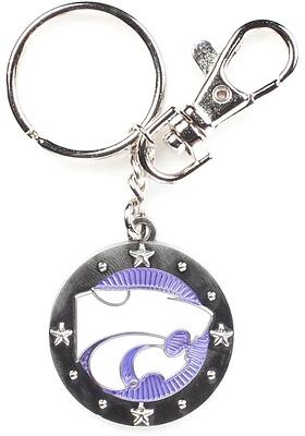 K-State Wildcats Impact Keychain - Purple