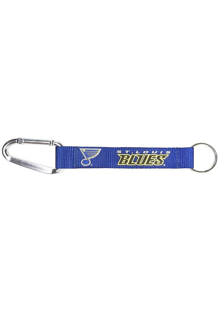 St Louis Blues Carabiner Keychain - Blue