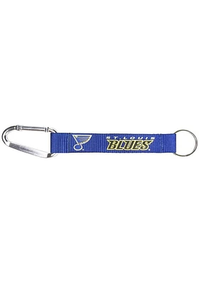 St Louis Blues Carabiner Keychain - Blue