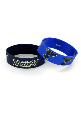 St Louis Blues 2 Pack Silicone Kids Bracelet
