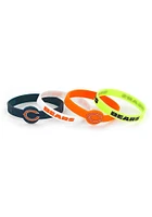 Chicago Bears 4pk Silicone Kids Bracelet
