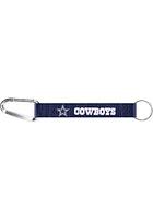 Dallas Cowboys Carabiner Wristlet Keychain - Navy Blue