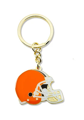 Cleveland Browns Helmet Keychain - Orange
