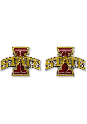 Iowa State Cyclones Logo Post Womens Earrings