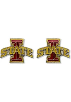 Iowa State Cyclones Logo Post Womens Earrings