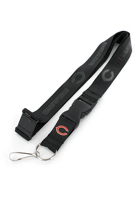 Chicago Bears Black Lanyard - Black