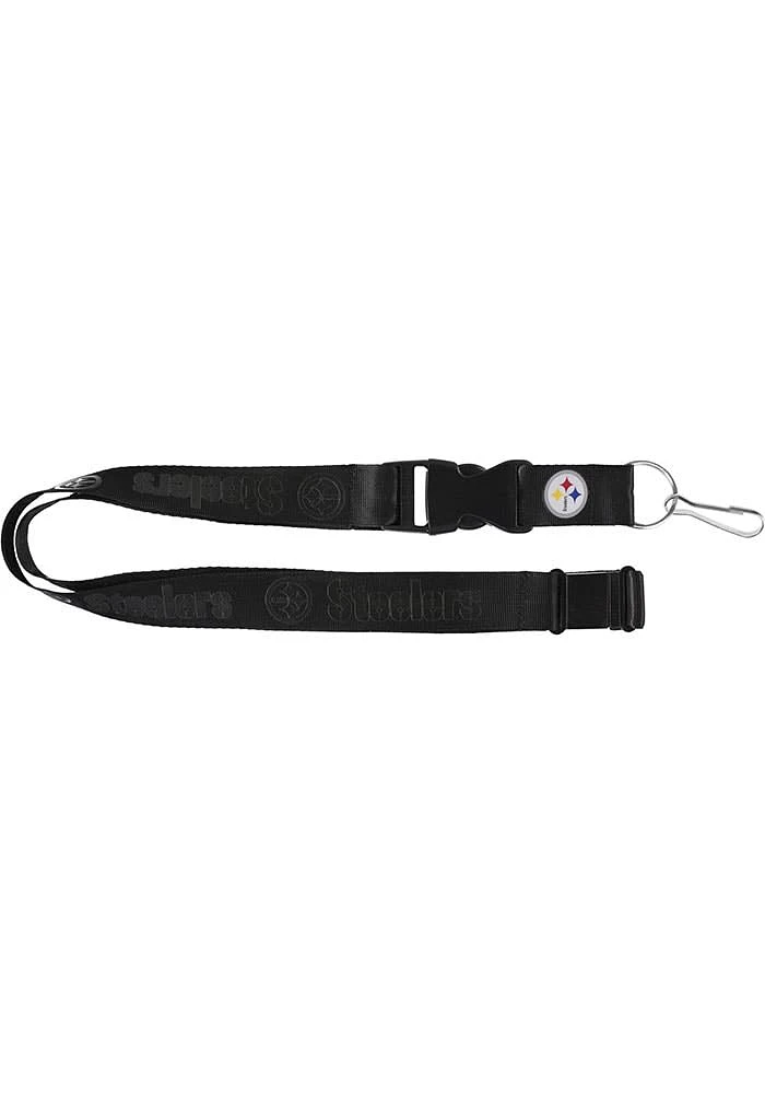 Pittsburgh Steelers Black Lanyard - Black