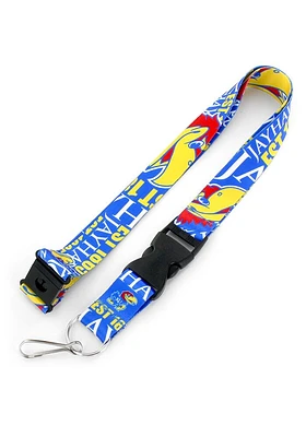 Kansas Jayhawks Dynamic Lanyard - Blue