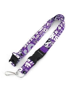 K-State Wildcats Dynamic Lanyard - Purple