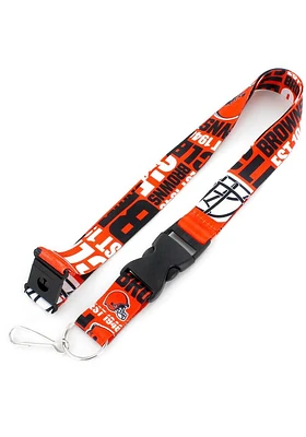Cleveland Browns Dynamic Lanyard - Orange