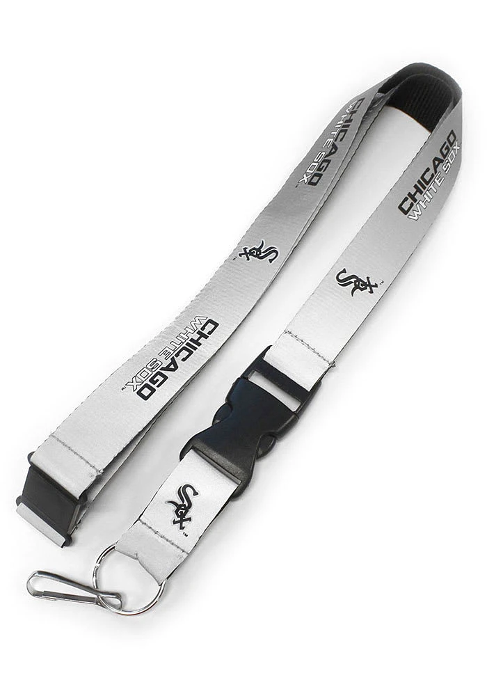 Chicago White Sox Reflective Lanyard - Black