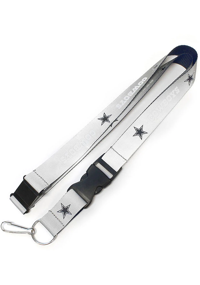 Dallas Cowboys Reflective Lanyard - Navy Blue