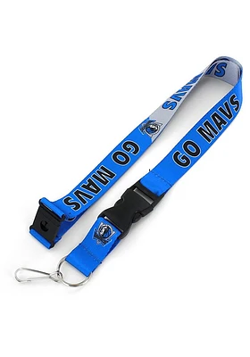 Dallas Mavericks Slogan Lanyard - Navy Blue