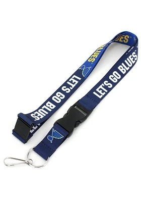 St Louis Blues Slogan Lanyard - Blue