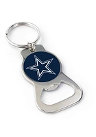 Dallas Cowboys Logo Bottle Opener Keychain - Navy Blue