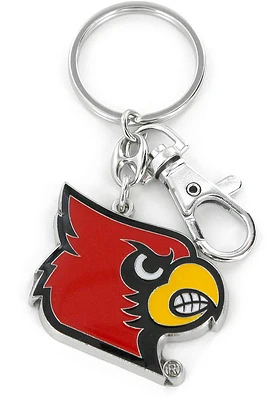 Louisville Cardinals Heavyweight Keychain - Red