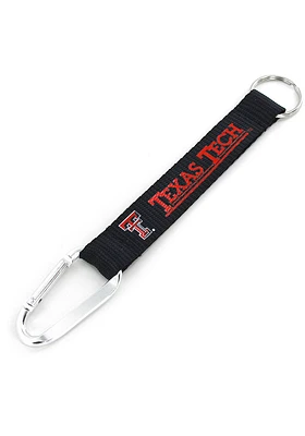 Texas Tech Red Raiders Carabiner Wristlet Keychain - Red