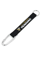 Pittsburgh Penguins Carabiner Wristlet Keychain - Black