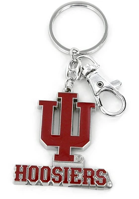 Indiana Hoosiers Heavyweight Keychain - Crimson