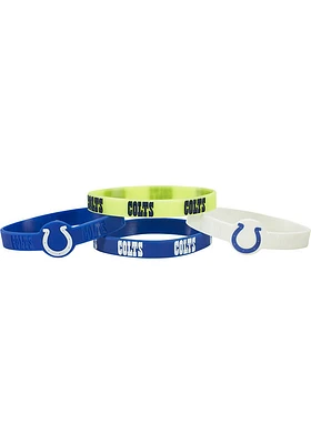 Indianapolis Colts 4 Pack Silicone Kids Bracelet