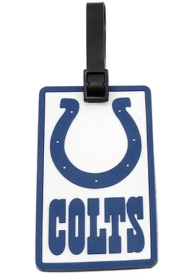 Indianapolis Colts Blue Soft Luggage Tag
