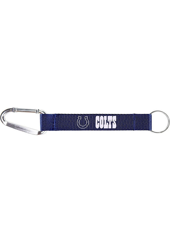 Indianapolis Colts Carabiner Lanyard Keychain - Blue