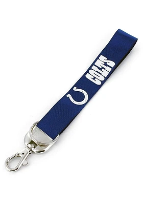 Indianapolis Colts Deluxe Wristlet Keychain - Blue