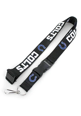 Indianapolis Colts Black Lanyard - Black