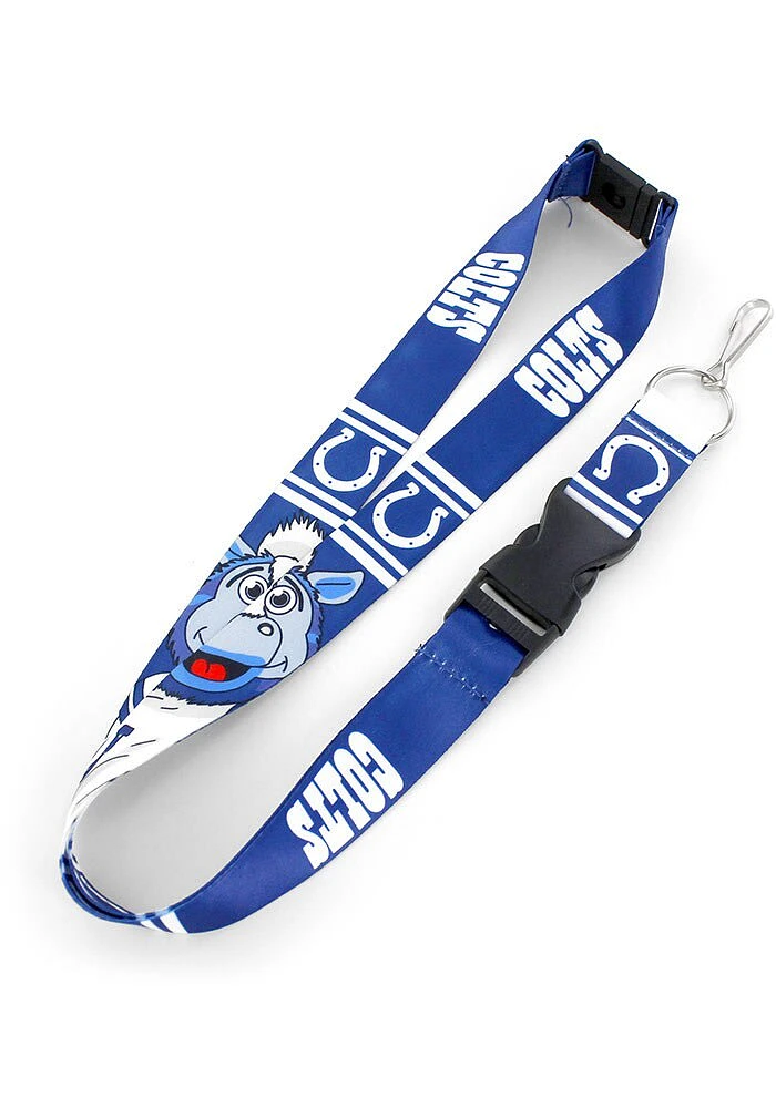 Indianapolis Colts Mascot Lanyard - Blue