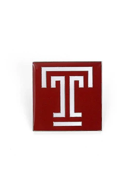 Temple Owls Souvenir Team Color Pin - Red
