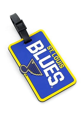 St Louis Blues Blue Soft Rubber Luggage Tag