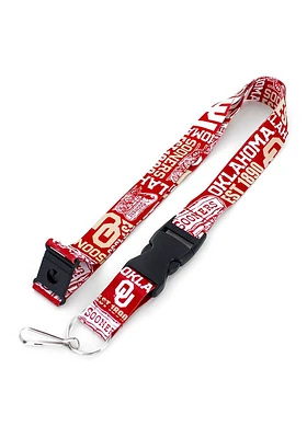 Oklahoma Sooners Dynamic Lanyard - Red