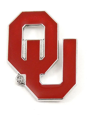 Oklahoma Sooners Souvenir Logo Pin - Red