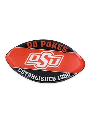Oklahoma State Cowboys Slogan Football Magnet