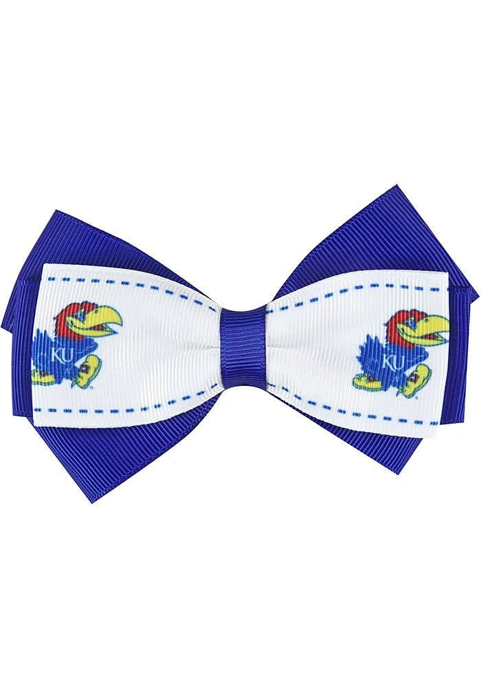 Kansas Jayhawks 2 Tone Kids Hair Barrette