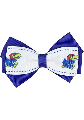 Kansas Jayhawks 2 Tone Kids Hair Barrette