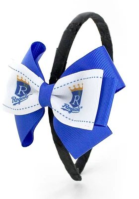 Kansas City Royals 2 Tone Bow Youth Headband