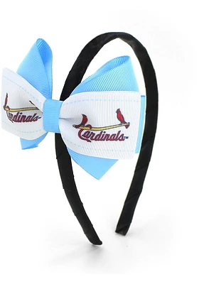 St Louis Cardinals 2 Tone Bow Youth Headband