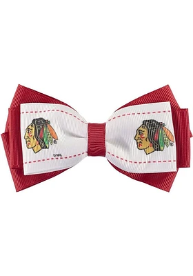 Chicago Blackhawks 2 Tone Kids Hair Barrette