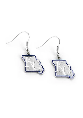 Kansas City Royals State Design Womens Earrings