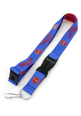 Detroit Pistons Reversible Lanyard - Blue