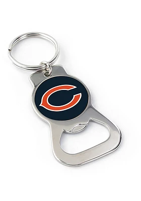 Chicago Bears Bottle Opener Keychain - Navy Blue