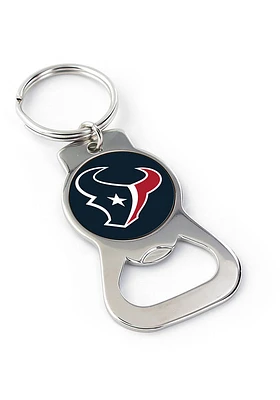 Houston Texans Bottle Opener Keychain - Navy Blue